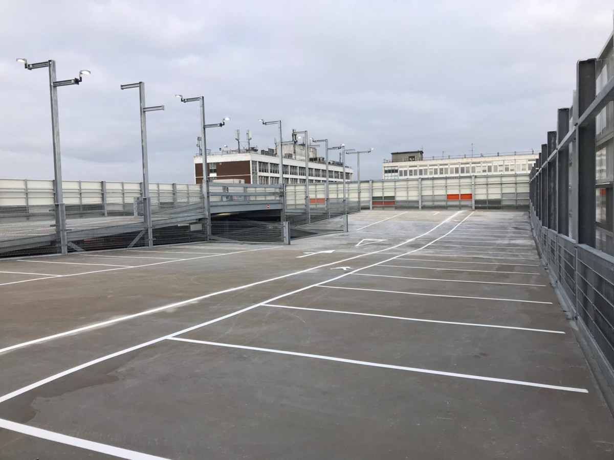 Top deck of new L&D car park