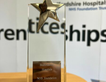 Apprenticeship supporter of the year award trophy
