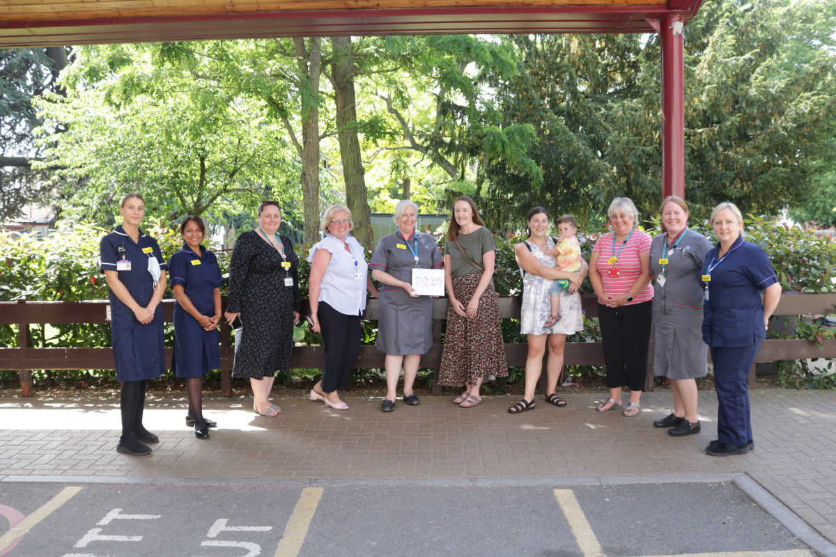 Commemorative book of 2020 babies presented to Cygnet Wing staff at ...