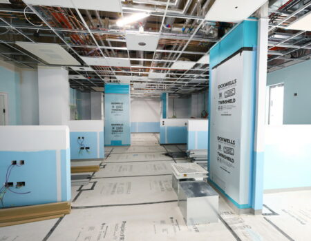 Progress work inside the special care baby unit