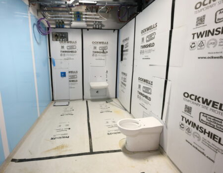 Toilet and wash facilities in progress