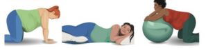 3 comfortable positions