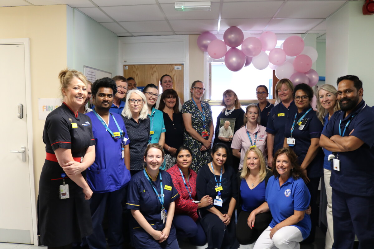 Staff, donor and charities at Blossom Room opening