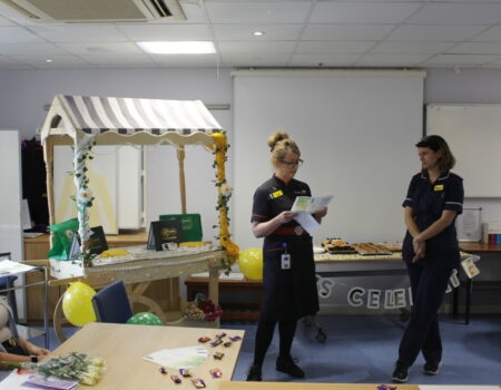 Wenna hearing her nomination read out by Liz